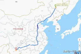 哈尔滨开出的这趟火车，跨越13个省市4574公里，第四天才到终点站图片