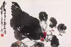 写意小鸡和母鸡的画法图片