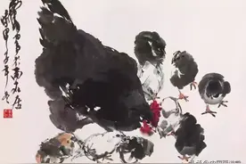 写意小鸡和母鸡的画法图片
