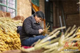 甘肃庆阳：正在消失的老手艺——扎笤帚图片