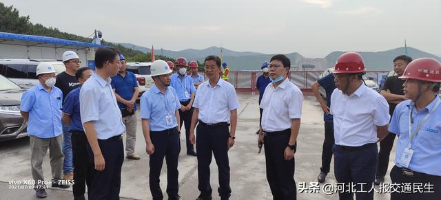 省交通运输厅党组成员、副厅长侯智敏到京秦高速公路遵秦段调研指导