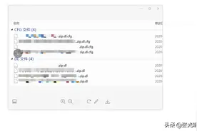下载的压缩包打不开，显示CFG文件和DL文件，怎么回事图片