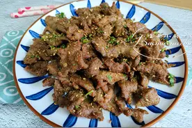 自打牛肉换这方法做，我家儿子白嘴都能吃一盘，这星期都吃4回了图片