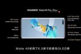 “麒麟高端芯片绝唱”！华为发布Mate40系列手机图片