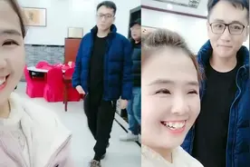 刘烨在网红滤镜下也秒变蛇精脸，主动走进网红镜头微笑合影超nice视频封面