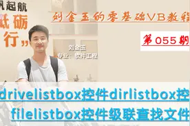 零基础VB教程055期：drivelistbox等控件级联查找文件