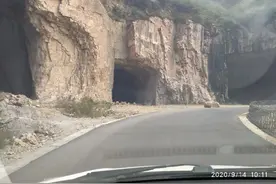 从花壶线穿越青龙峡，半路进退两难想放弃！图片