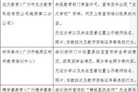 广州教育机构涉嫌违反广告法，被立案侦查图片