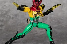 模玩秀：万代 S.H.F 假面骑士ooo 超级鹰虎蝗联组图片