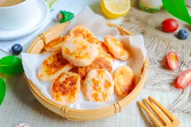「山药小虾排」5块搞定一大盘，娃分分钟清光~宝宝辅食图片