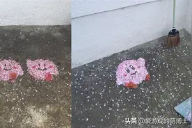 用落叶还原《动物森友会》西施惠，这位日本老师太有才了图片