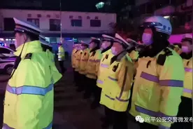 兴平公安交警的一天图片