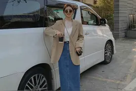 西装搭配攻略：配裙子时髦，配裤子休闲，怎么穿都好看图片