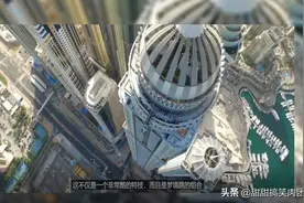 迪拜最高塔国外大神们作死高空跳下，红牛赞助图片