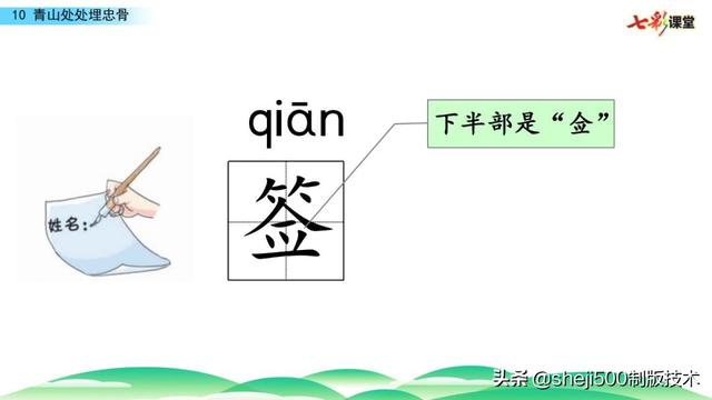 部编版语文五年级下册第10课《青山处处埋忠骨》知识点+图文解读