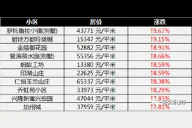 最高涨3800元/㎡！南京1501个小区房价出炉，近1000个小区涨了图片