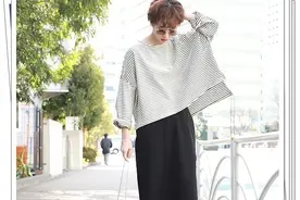 秋季黑色长裙怎么配上衣？不同款式的搭配示例图片