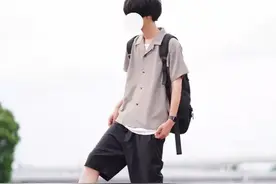 这个裤子没穿好，腿立马短半截，很多男人都在穿图片