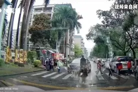 一群小学生正在过马路，司机驾车强行穿过斑马线！警方深夜通报图片
