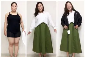 胖女孩怎么穿显瘦？穿上黑色服装不一定就能显瘦，而是要穿对款式图片