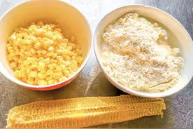 还在喝干的玉米丝吗？玉米面汁比它更营养更好喝哦！孩子都觉得香图片