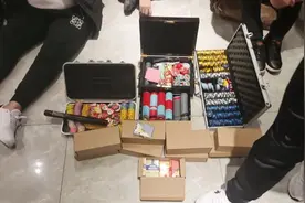 长春市公安局朝阳分局在安达街与新华路交汇处某典当行内，成功铲除一聚众赌博地下赌场图片