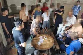 平南：发现一起查处一起，7名赌徒被行拘图片
