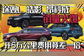 销量火爆途观L、皓影、昂科威，开6万公里费用竟差一倍图片