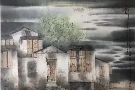 中国美协茹峰老师国画水彩画作品欣赏图片