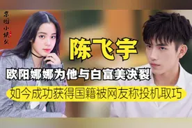 “京圈太子”陈飞宇：让欧阳娜娜成倒贴女，修改国籍成功反被讽图片