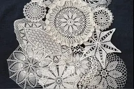 「钩编图解」Akiko Fukushima 经典的40款蕾丝小花垫（收藏版）图片