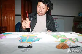 恭城杨才明：用心绘制瑶族瑰宝《梅山图》图片