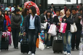 春节提前了？浙江火车站，大量打工者回乡，明年还来不来？图片