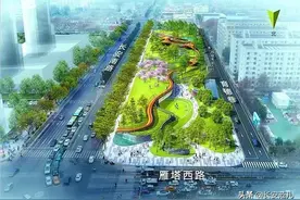都市森林+智慧停车！西安小寨公园来了图片