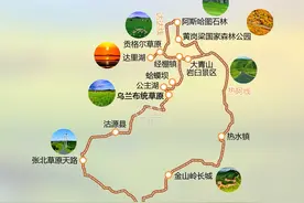 草原天路+乌兰布统+克什克腾旗6日旅游攻略路线图（原创）图片