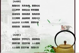 期末常考词语总结！AABC+ABCC+AABB+ABAB等七种形式，为孩子收藏图片