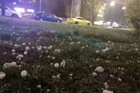 地球怎么了？南京37℃的桑拿天，却下起了冰雹，冰雹能砸死人吗？图片