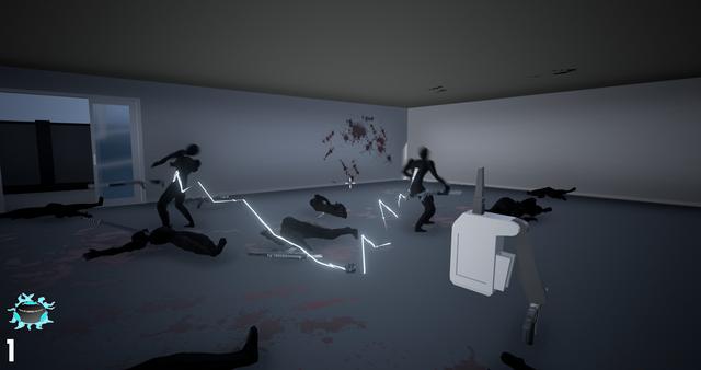 一款结合暴力、射击等要素于一身的第一人称动作游戏