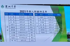 深圳中学新入职教师名单公布，清北过半几乎全是博士，招聘人员：每年都这样子图片