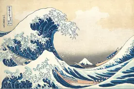 日本浮世绘神奈川冲浪里有什么魔力，让世界、梵高震撼不已？图片