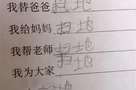 6岁儿子耍小聪明写作业，老师挑不出错无奈打勾：我教过最懒学生图片
