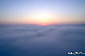 没想到在自家楼顶上也能拍日出图片