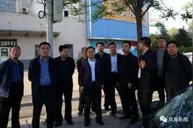 岚县：乔云督导创建全国文明县城工作图片