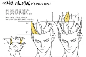 头发的画法画师taco ​图片
