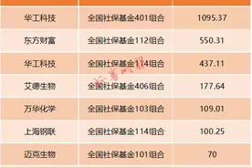 重磅！顶流机构最新持仓曝光：社保基金狂买科技股，外资关注新能源，比尔·盖茨重仓这些股（名单）图片