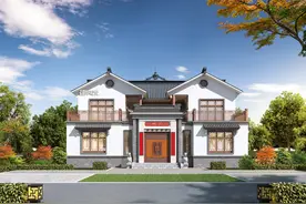 安徽大老板盖最美中式别墅，全村人都夸好看，说是千万豪宅我都信图片