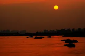 长河落日圆图片