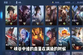 王者荣耀 英雄血量大比拼 看看满级满装备后谁的血量最多图片