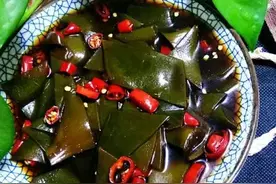 教你醋泡海带秘制做法，脆嫩爽口香味四溢，2块钱成本的经典凉菜图片