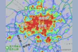 晚7点，辽宁14市热力图对比图片